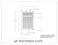 South Bay 48" x 72" Gate
